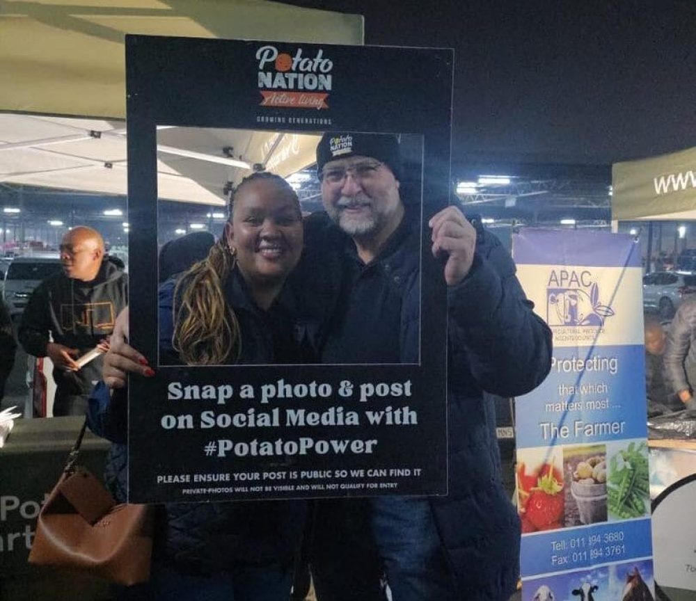 Potatoes SA_ International Day of the Potato_2 Khodani Madula and Willie Jacobs, CEO of Potatoes SA.